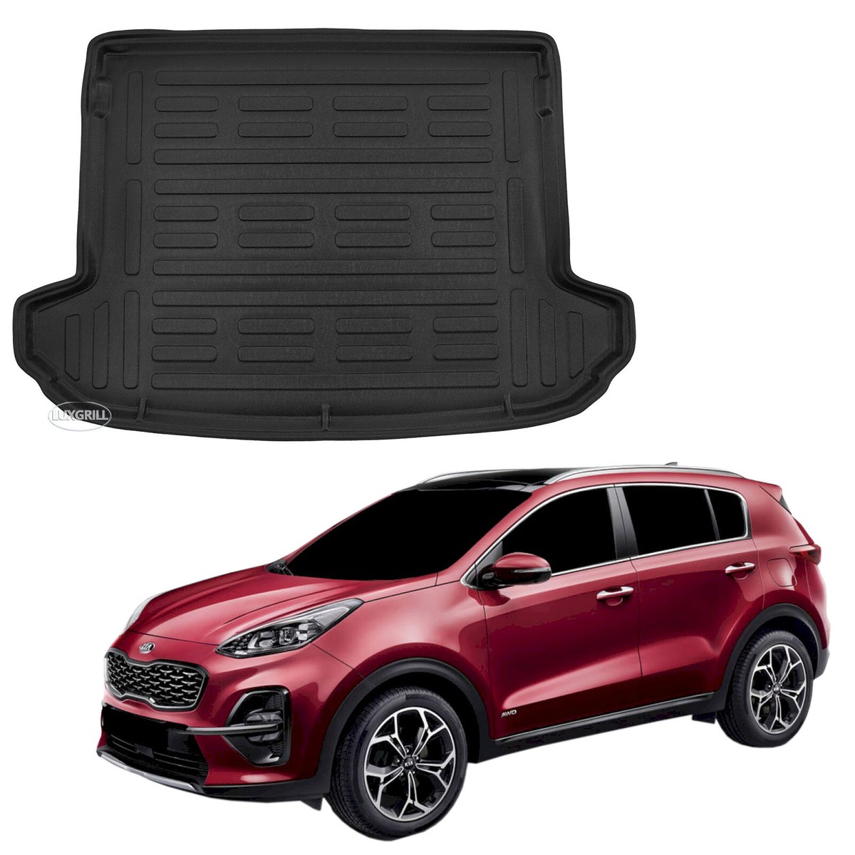 Tapis De Coffre Pour KIA Sportage 2016-2020 - Antidérapant Et Imperméable - Protection Du Coffre - Modèle Sur Mesure