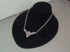 Vintage Sharon Sandoval Navajo Artist 6 Stone Lapis Necklace (41456-DES-NY)