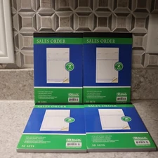 4  Invoice Sales Order Books Receipt Form Record 50 Sets Carbonless 