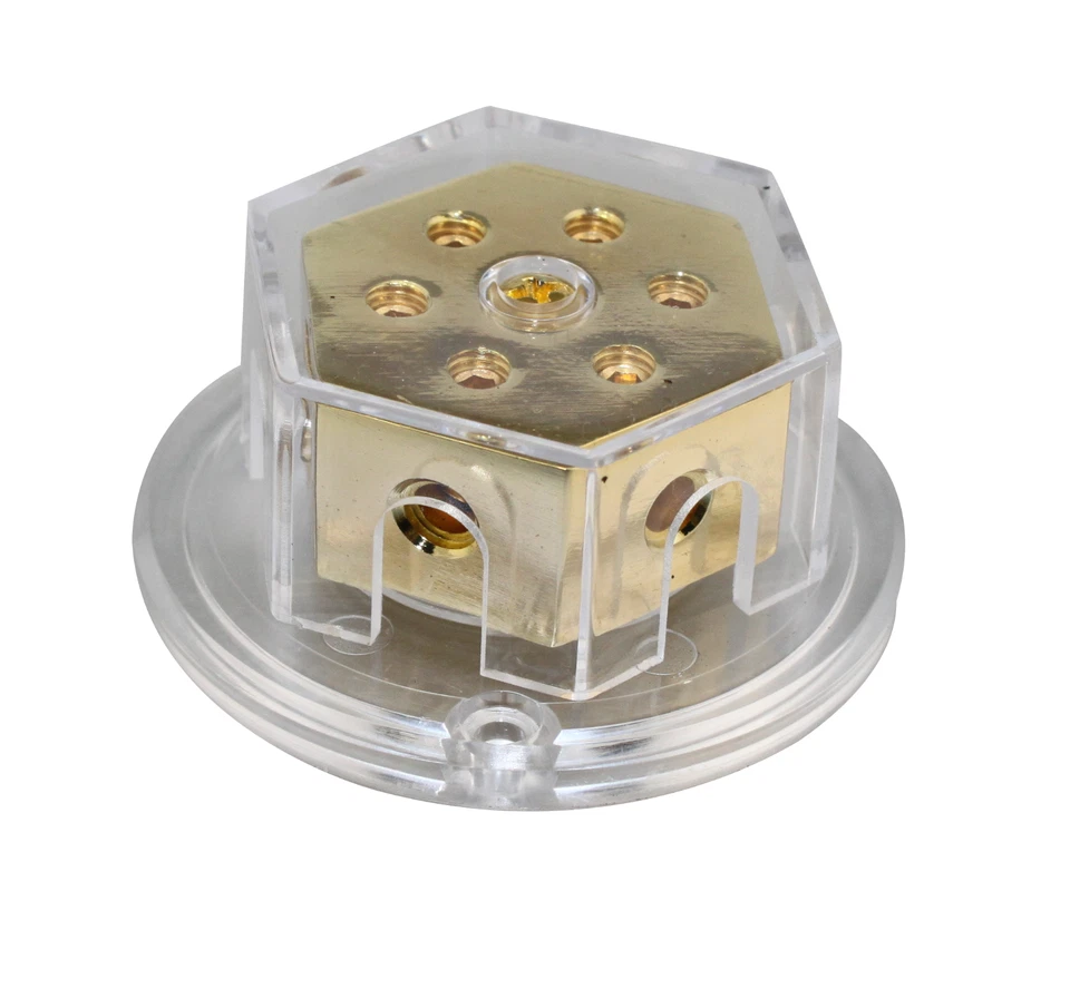 Power or Ground Distribution Block 4Ga In 8ga Out Amp Installation PD-38 - Image 2 of 3