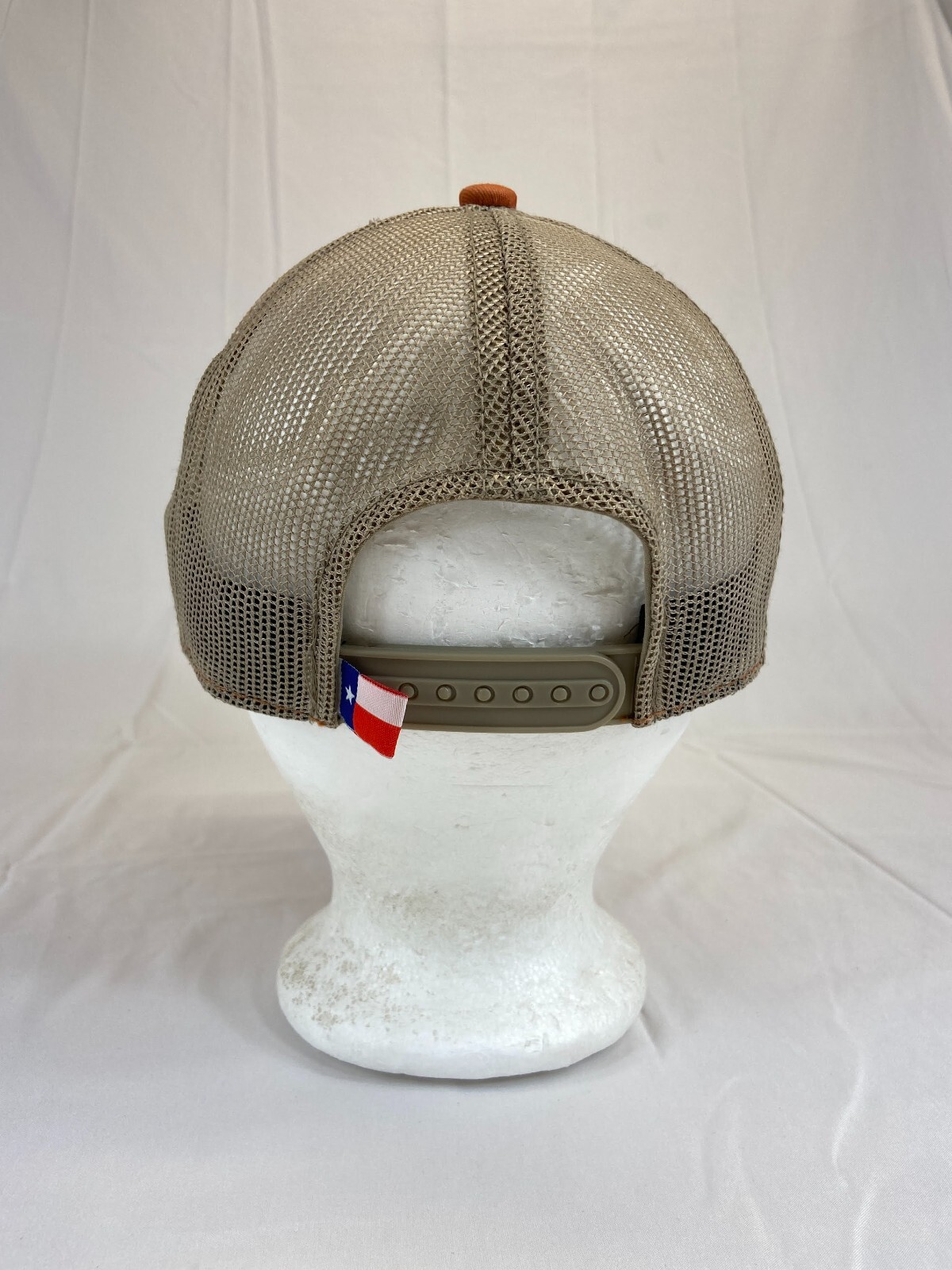 Scheels Texas Baseball Hat Snapback Cap Orange Ou… - image 6