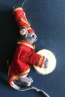 Two Handmade Holiday Felt Mouse Animal Ornaments/ Figurines — photo 9