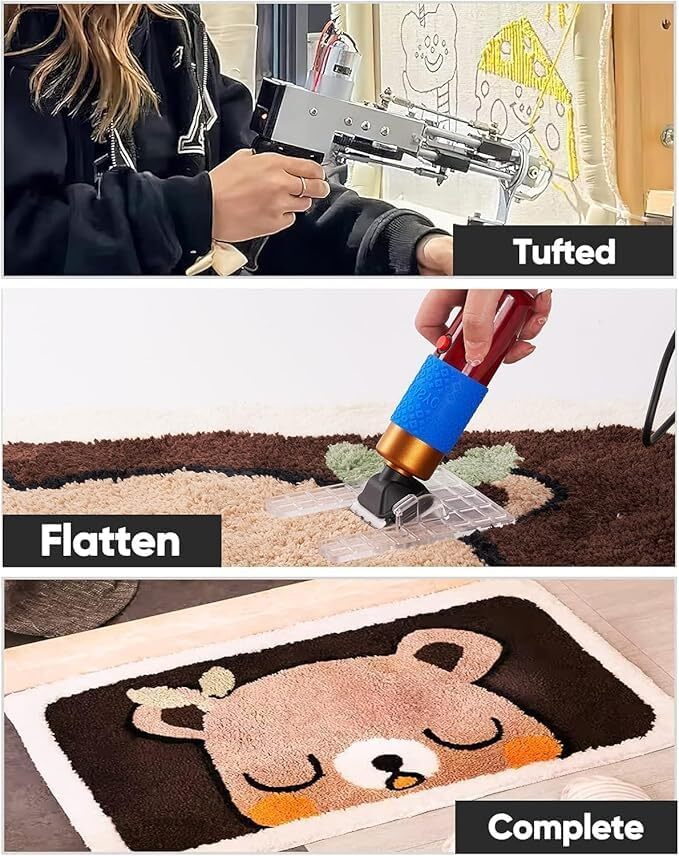Rug Tufting Gun with Carpet Trimmer Kit, Rug Gun with Tufting-Shears with Tuftin