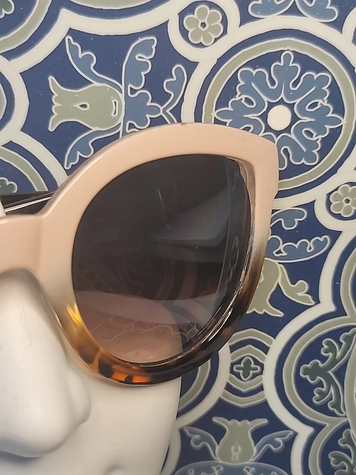 Очки солнцезащитные Jessica Simpson J5478 розовые черепаховые с бровями увеличенного размера дизайнерские  - Изображение 4 из 4