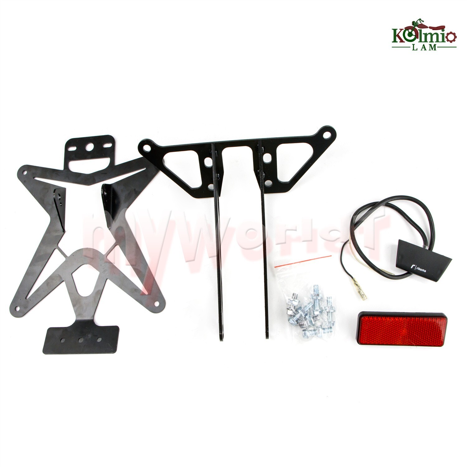 Support de plaque TMAX 530 arrière anti-vibration pour moto Yamaha 2008-2016