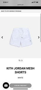 kith jordan mesh short