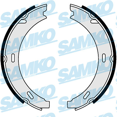 SAMKO 84730 Brake Shoe Set, parking brake for CHRYSLER,MERCEDES-BENZ,PORSCHE