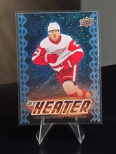 2024-25 Upper Deck Series 2 - On a Heater Lucas Raymond #OH-11 Speckle