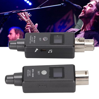 Wireless Mic Adapter Rechargeable Wireless Mic XLR Transmitter Receiver For S CB