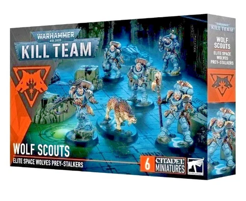 ⚔️WARHAMMER 40K - WOLF SCOUTS - SPACE WOLVES - KILL TEAM - FAST SHIP - NIB⚔️