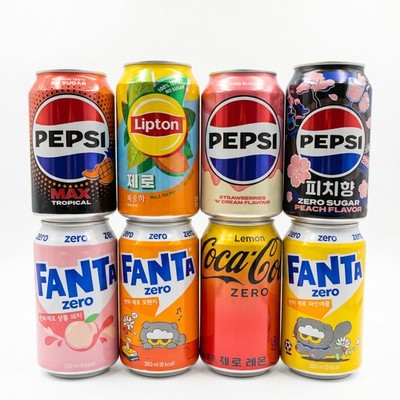 Imported Zero Sugar Sodas & Drinks 6 Pack | Choose Your Flavor Lemon Coke Zero,