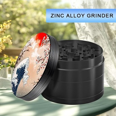   4-Schicht Welle Zinklegierung Kräutermühle - 40mm Manuell Metall Kräutermühle UK  