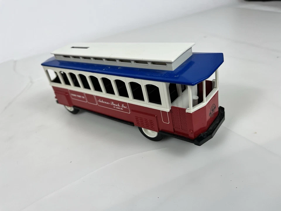 ERTL Anheuser Busch 1994 Diecast Trolly Car Coin Bank Foto 2 de 4