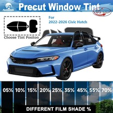 Precut 2ply Window Tint Film Kit For 2022-2026 Honda Civic Hatchback 4 Door