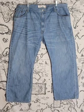 Levi’s 557 Relaxed Bootcut Jeans Men’s 44x30 (actual 44x29) Light Blue Denim