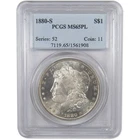 1880 S Morgan Dollar MS 65 PL PCGS Silver Proof-Like SKU:I18221