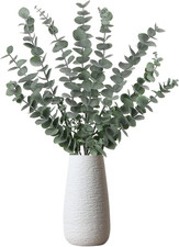 3 Pcs 30" Long Eucalyptus Stems Artificial Greenery Stems Eucalyptus Home Decor