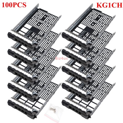 100x 3.5'' HDD Caddy Tray 0KG1CH For Dell R430 R530 R630 R730 R730XD T430 T330 US