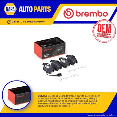 Brake Pads Set fits VW JETTA Mk3, Mk4 Front 2005 on Brembo 1K0698151 1TD698151