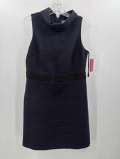 Pre-Owned Vince Camuto Navy Size 10 Short Sleeveless Dress