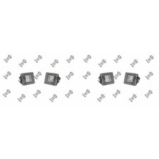 2X ABAKUS KENNZEICHENLEUCHTE LINKS+RECHTS passend f&uuml;r MERCEDES A-KLASSE B-KLASSE