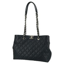 CHANEL Chain tote bag Matelassé AS3953 Black GHW Shoulder bag WOC Leahter Women