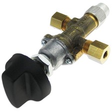 6mm - 1/4" GAS CONTROL TAP VALVE LP LPG PROPANE FOR CATERING COOKING EQUIPMENT