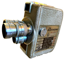Vintage Revere Eight Model 84 8mm Movie Camera Wollensak Kinotel Lens USA