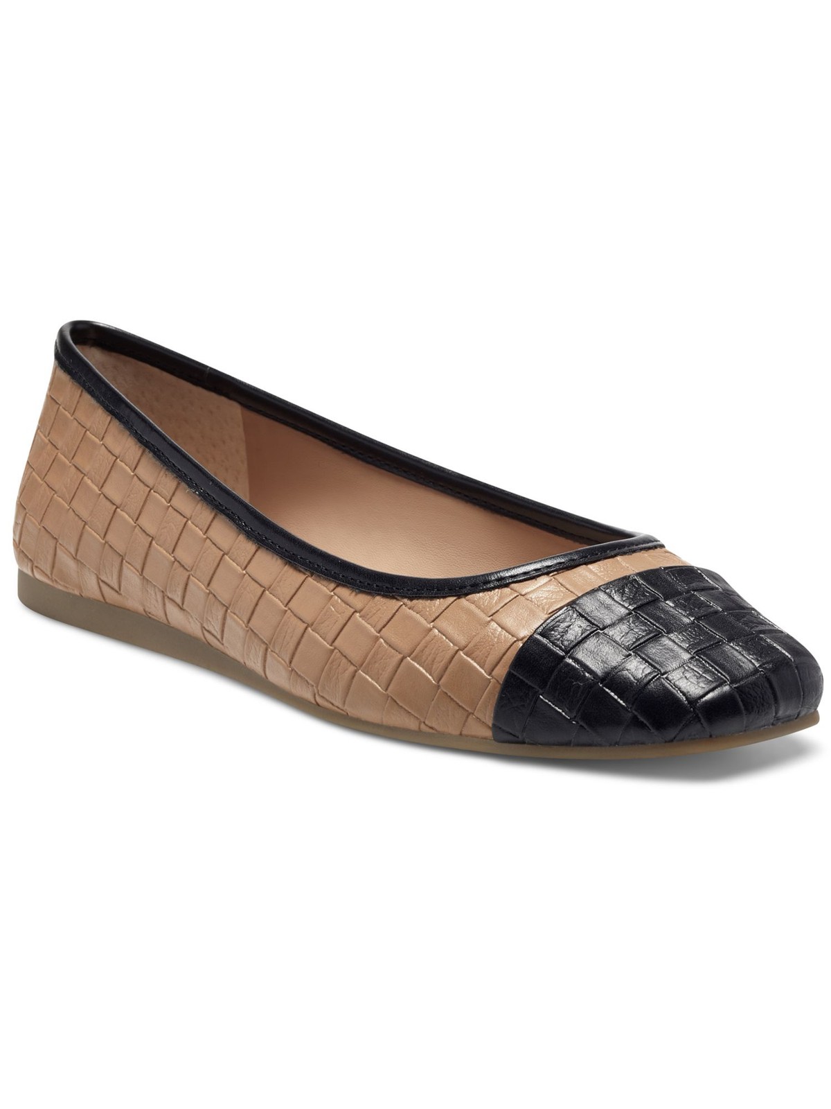 INC Womens Brown Jenaya Square Toe Slip On Flats Shoes 6 M 6790₽