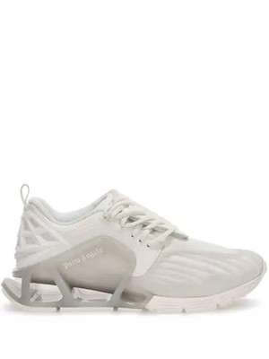 PALM ANGELS Racing Palm Web Low Top Sneakers White Men's EU 42 US 9 Org $750