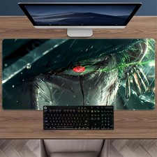 Bloodthirsty Warrior Gaming Mouse Pad Compatible for PC/Laptop, Non-Slip Rubbe