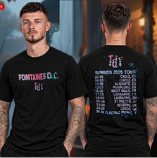Fontaines D.C. Summer 2026 Tour Dates Reprint T-Shirt
