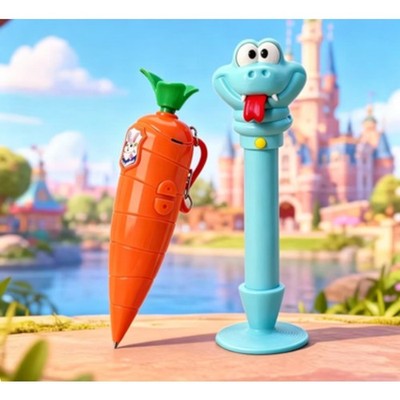 Zootopia Judy Carrot Voice Recorder Pen & Gazelle Snake Pen Set