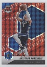 2020-21 Panini Mosaic Red Mosaic Prizm Kristaps Porzingis #74 0h28