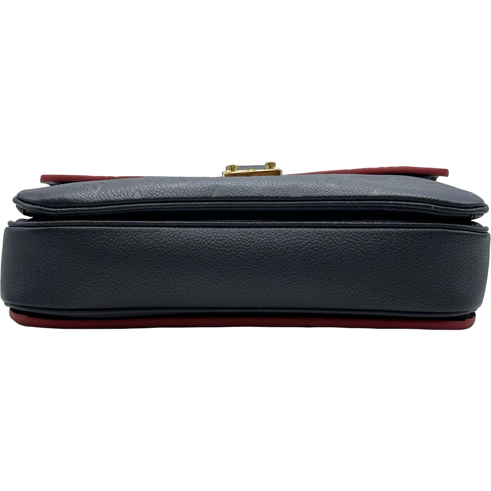Louis Vuitton Pochette Metis MM M44071 Monogram Empreinte Navy/Red Shoulder Bag image 6