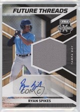 2022 Panini Elite Extra Edition Future Threads Signatures Ryan Spikes Auto 13kb