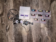 Nintendo SNES Gray Console Bundle Original, G...
