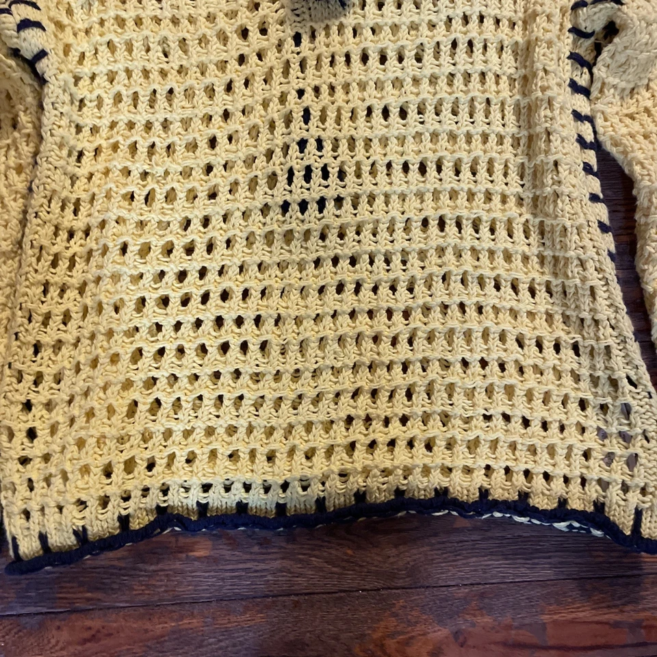 ZARA., TEJIDO A MANO, suéter grande de ganchillo. (EN TURQUÍA) Foto 2 de 4