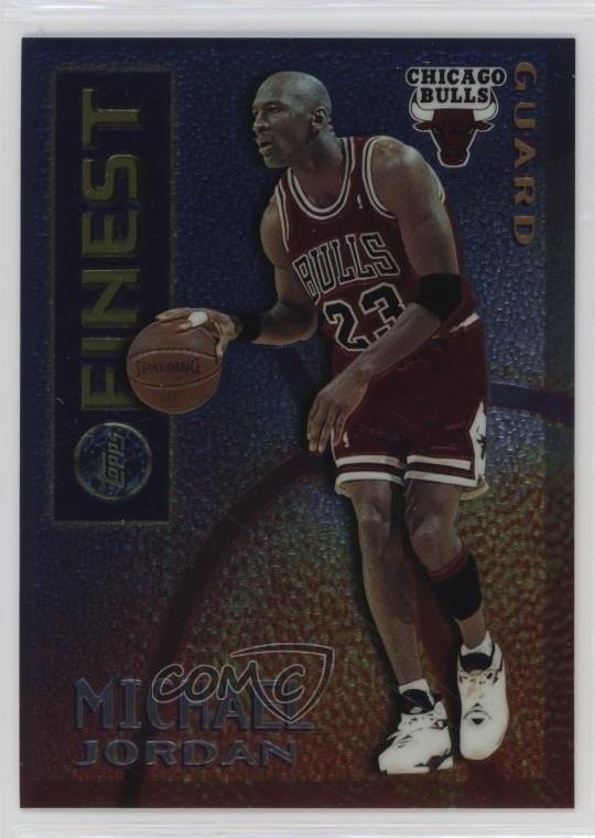 1995-96 Topps Finest Mystery Borderless/Silver Michael Jordan #M1 HOF 0x4k