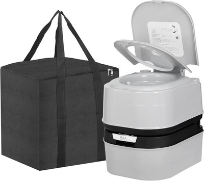 #ad HSM 6.4 Gallon Portable Toilet Camping RV Boating Waste Tank $236.30