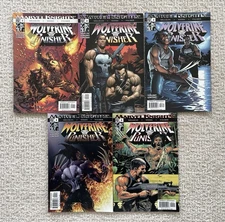 Marvel Knights Wolverine and Punisher set 1-5 Clayton Crain - Free Shipping