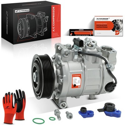 A-Premium A/C Compressor with Clutch for Volkswagen Jetta 2007 2008 2009 Passat