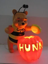 Disney Winnie the Pooh as Bee with Electric Lighted Honey Pot - Halloween
