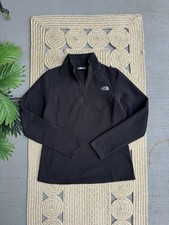 The North Face Women's Black 1/4 Zip Fleece Pullover Jacket Size Medium M