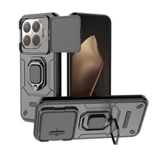 For Xiaomi 15T/15T Pro Phone Case Slide Camera Hybrid Armor Magnetic Stand Cover
