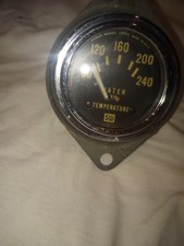 Stewart Warner Water Temperature Gauge 429724 Vintage Brass Made In Usa Stewart Warner Water Temperature Gauge 429724 Vintage Brass Made In Usa