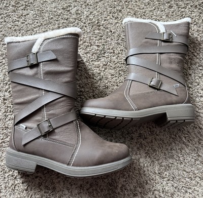 Totes Diedre Waterproof Womens Boots ,Brown  Size  Zip Up Sides