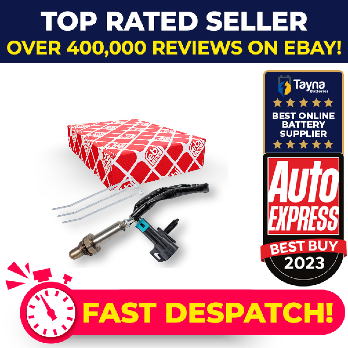 Lambda Sensor fits OPEL VECTRA C 2.2 02 to 08 Z22SE Oxygen 012573936 12573936