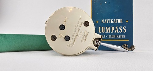 Brújula Taylor Navigator No.2957 de colección autoiluminada con caja y original recibo - Imagen 7 de 24