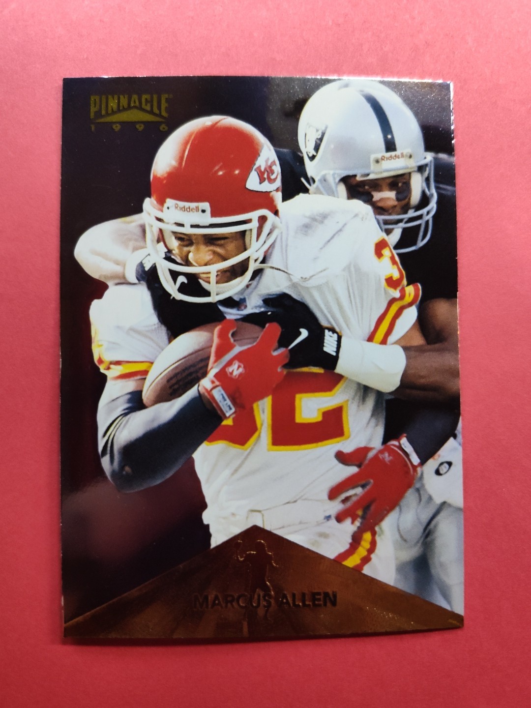 1996 Pinnacle - Marcus Allen #22 Foil Chiefs 